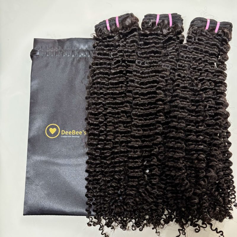 3 Kinky curly bundels